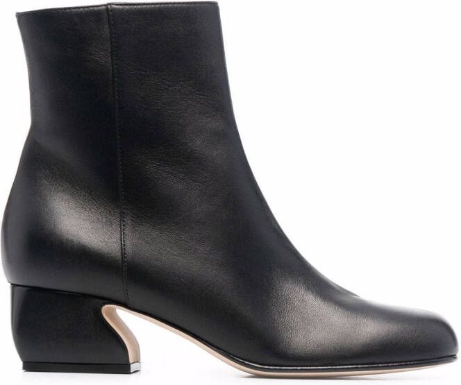 Si Rossi block-heel ankle boots Black