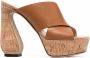 Si Rossi cork platform open-toe sandals Brown - Thumbnail 1