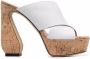 Si Rossi cork platform open-toe sandals White - Thumbnail 1