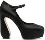 Si Rossi sculpted-heel Mary Jane pumps Black - Thumbnail 1