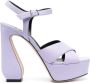 Si Rossi sculpted-heel sandals Purple - Thumbnail 1
