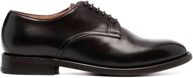 Silvano Sassetti lace-up leather Oxford shoes Black