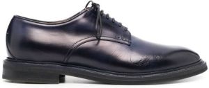 Silvano Sassetti lace-up leather Oxford shoes Blue