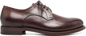 Silvano Sassetti lace-up leather Oxford shoes Brown