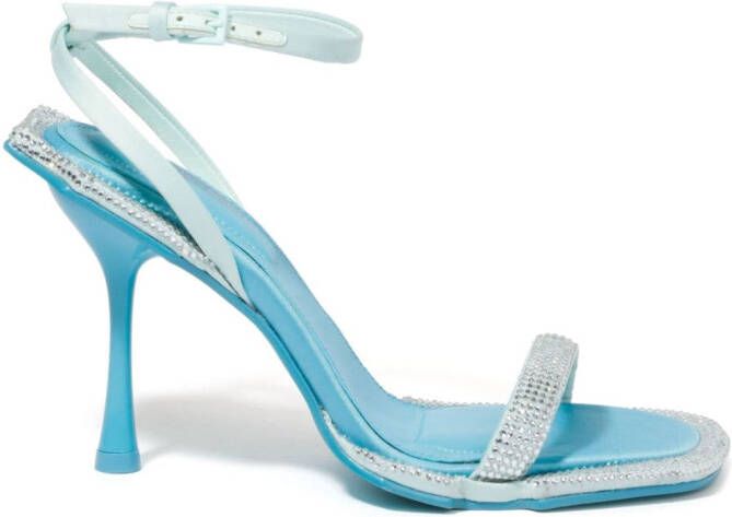 Simkhai crystal-embellished sandals Blue
