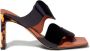 Simkhai leather open toe mules Black - Thumbnail 1