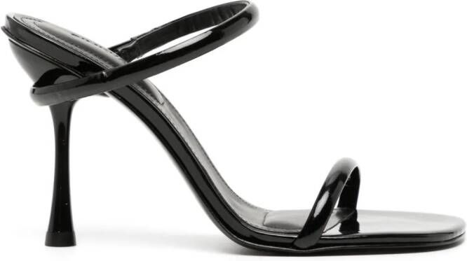 Simkhai Siren 90mm leather sandals Black