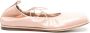 Simone Rocha heart-toe patent leather ballerina shoes Pink - Thumbnail 1