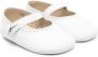 Simonetta perforated leather ballerina shoes White - Thumbnail 1