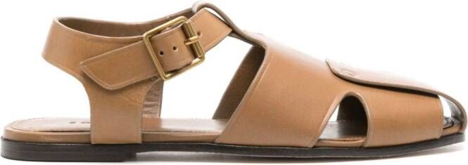 Soeur April leather sandals Brown