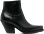 Sonora 70mm ankle leather boots Black - Thumbnail 1