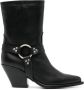 Sonora 70mm leather boots Black - Thumbnail 1