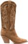 Sonora 70mm Western-style suede boots Brown - Thumbnail 1