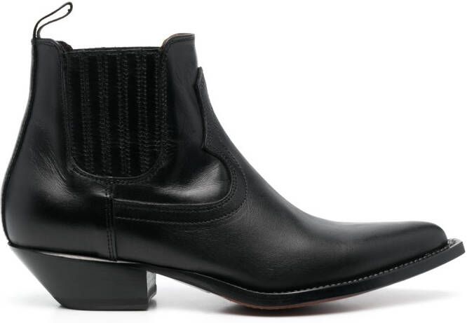 Sonora Hidalgo 35mm ankle boots Black