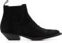 Sonora Hidalgo 45mm suede ankle boots Black - Thumbnail 1