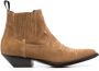 Sonora Hidalgo 45mm suede ankle boots Brown - Thumbnail 1