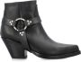 Sonora Jalapeno Belt 60mm leather ankle boots Black - Thumbnail 1