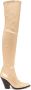 Sonora over-the-knee length 105mm boots Gold - Thumbnail 1