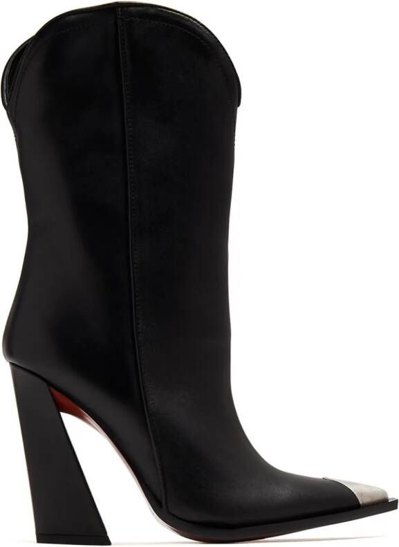 Sonora Pasilla 100mm leather ankle boots Black