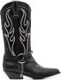 Sonora Santa Fe 50mm leather boots Black - Thumbnail 1