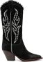 Sonora Santa Fe 90mm suede boots Black - Thumbnail 1