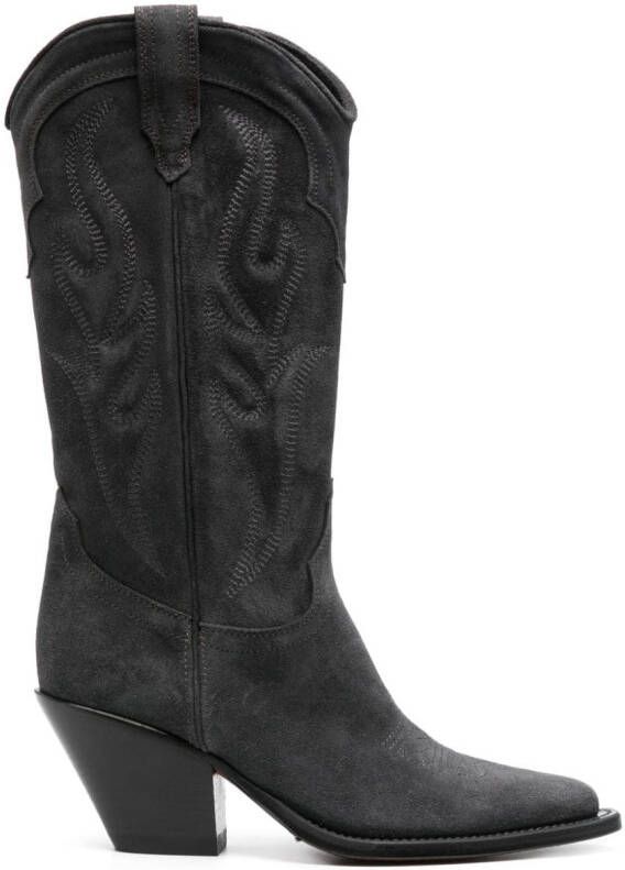 Sonora Santa Fe suede boots Black