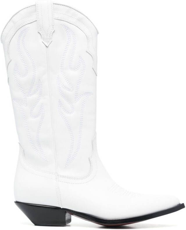 Sonora Santa Fe western-cowboy boots White