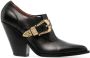 Sonora side-buckle fastening pumps Black - Thumbnail 1