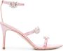 Sophia Webster 85mm Grace Mid leather sandals Pink - Thumbnail 1