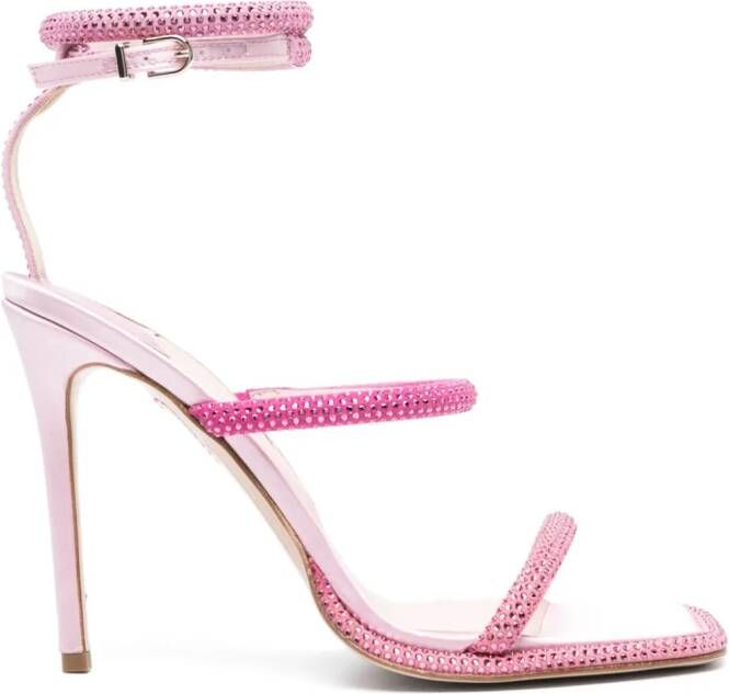 Sophia Webster Callista 100mm crystal-embellished sandals Pink