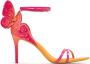 Sophia Webster Chiara leather heeled sandals Pink - Thumbnail 1
