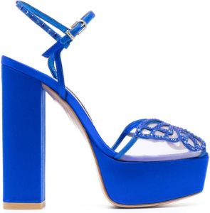 Sophia Webster Farfalla 140mm platform sandals Blue