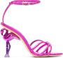 Sophia Webster Flo flamingo 115mm confetti sandals Pink - Thumbnail 1