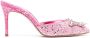 Sophia Webster Margaux glitter-detailed 85 mules Pink - Thumbnail 1