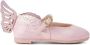 Sophia Webster Mini butterfly-appliqué leather ballerinas Pink - Thumbnail 1