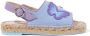 Sophia Webster Mini butterfly-appliqué slingback espadrilles Purple - Thumbnail 1
