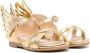 Sophia Webster Mini butterfly-detail flat sandals Gold - Thumbnail 1