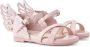 Sophia Webster Mini butterfly-detail leather sandals Pink - Thumbnail 1