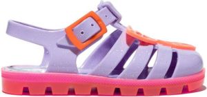 Sophia Webster Mini butterfly jelly flat sandals Purple