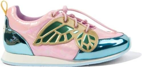 Sophia Webster Mini Chiara leather sneakers Pink