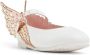 Sophia Webster Mini Evangeline Mini leather ballerina shoes Neutrals - Thumbnail 1