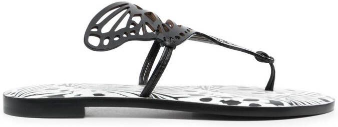 Sophia Webster Talulah butterfly sandals Black