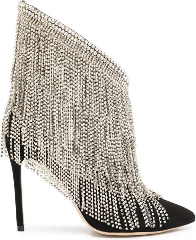 Sophia Webster Xena crystal-embellished boots Black
