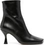 Souliers Martinez Tatiana 80mm leather ankle boots Black - Thumbnail 1