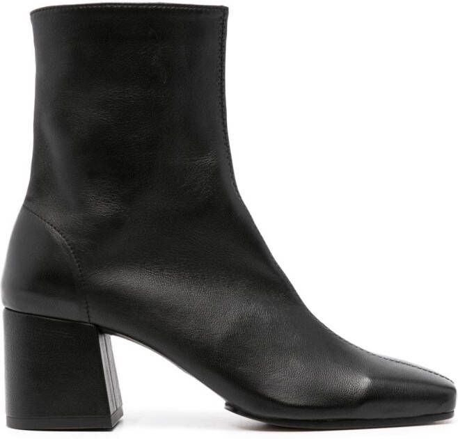 Souliers Martinez Tierra 60mm leather ankle boots Black