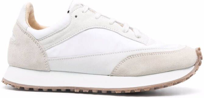 Spalwart panelled lace-up sneakers White
