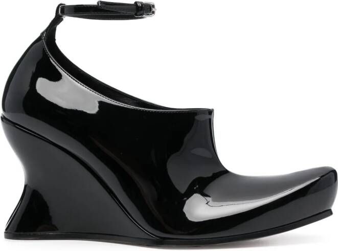 Sportmax block heel pumps Black