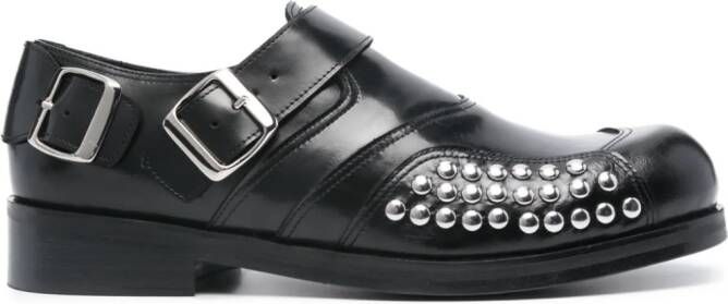 Stefan Cooke stud-embellished loafers Black