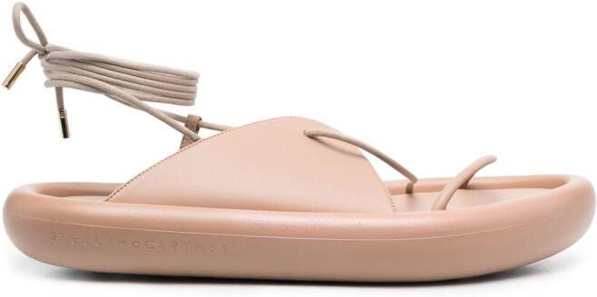 Stella McCartney Air slide flatform sandals Neutrals