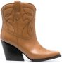 Stella McCartney Cloudy cowboy ankle boots Brown - Thumbnail 1
